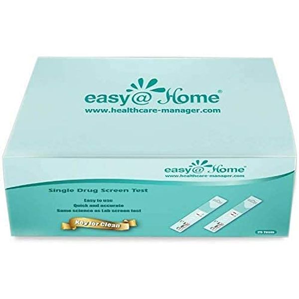 Easy@Home Marijuana (THC) Single Panel Drug Tests Kit - # EDTH-114 (25 Pack)