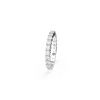 Swarovski Matrix Vittore ring, Round cut, White, Silver-tone finish