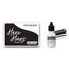 Hero Arts SB764 Pitch Black Core Ink Pad and Inker Bundle