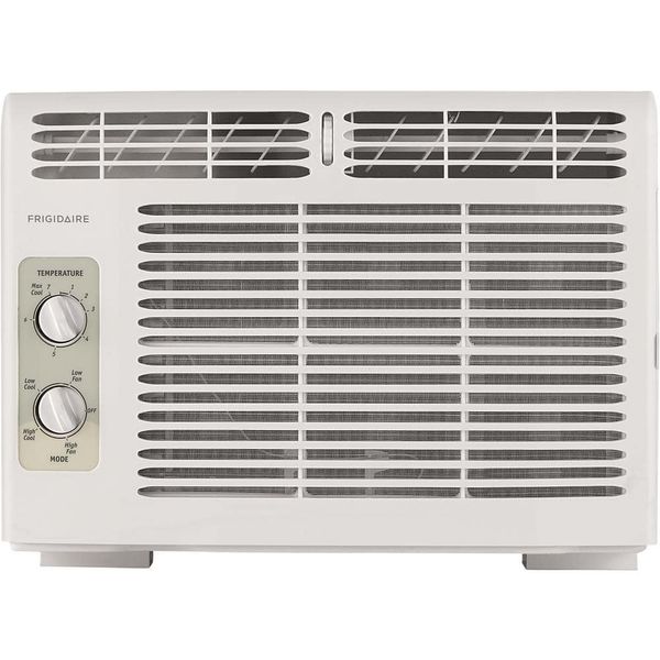 Frigidaire Air Conditioner 5,000 BTU 115 Volt Window Mounted Compact Mechanical