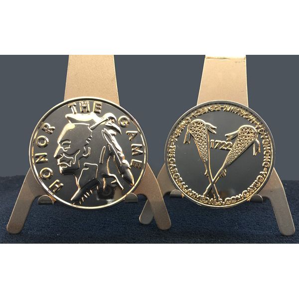 Laxmedals.com Lacrosse Referee Officials Flip Toss Coin