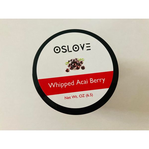 OSLOVE Whipped Acai Blossom Body Butter-6.5oz Rich Moisturizer for whole body | Infused with Acai Berry & Organic Grapefruit Oil