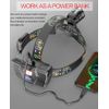 200000LM LED Headlamp P100 Headlight Head Flashlight Camping Fishing Light