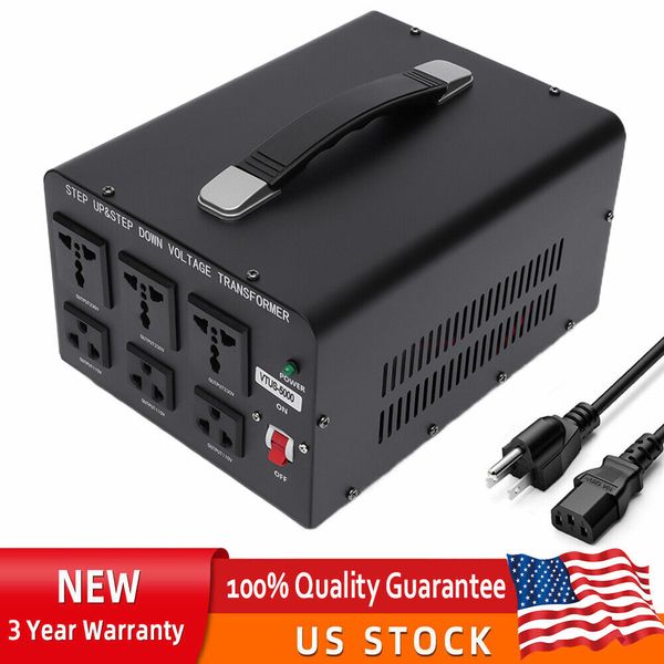 5000W Step Up/ Down 220v to 110v Electrical Power Voltage Converter Transformer