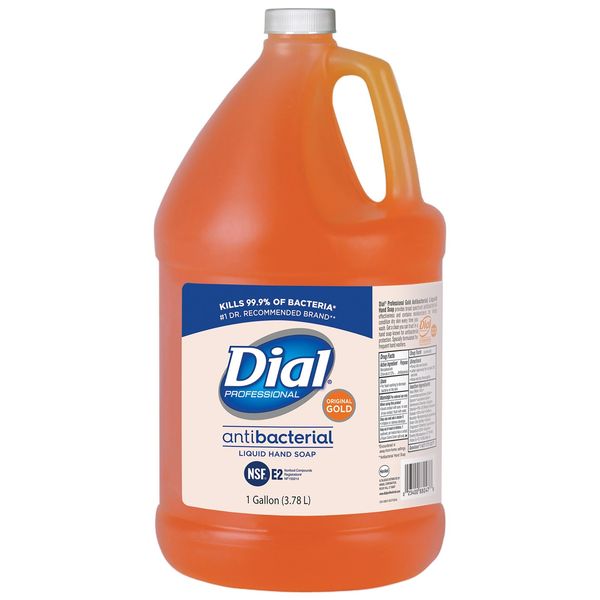 Dial Professional Gold Antibacterial Liquid Hand Soap 1 Gallon Refill Bottle ...