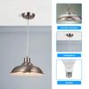 LED Pendant Light E26 Base Modern Industrial Hanging Lamp for Kitchen, Bedroom