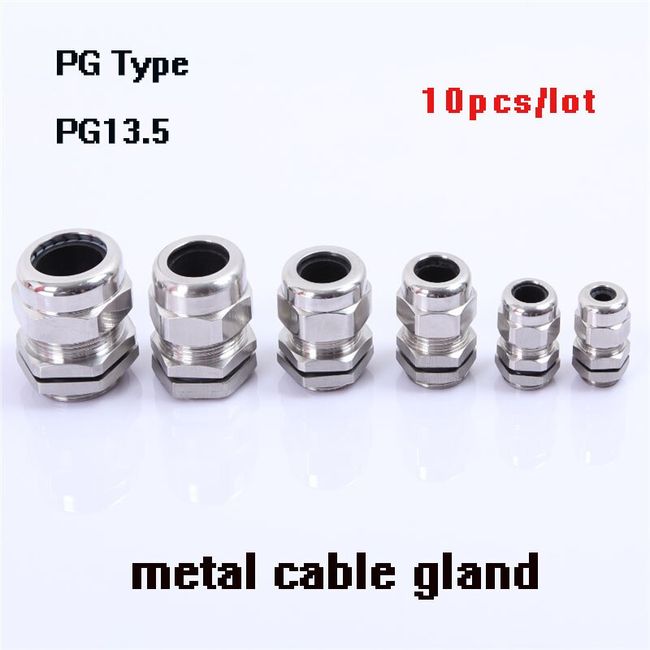 IP68 PG7 PG9 PG11 PG13.5 Waterproof Cable Gland Wire Protector Connectors