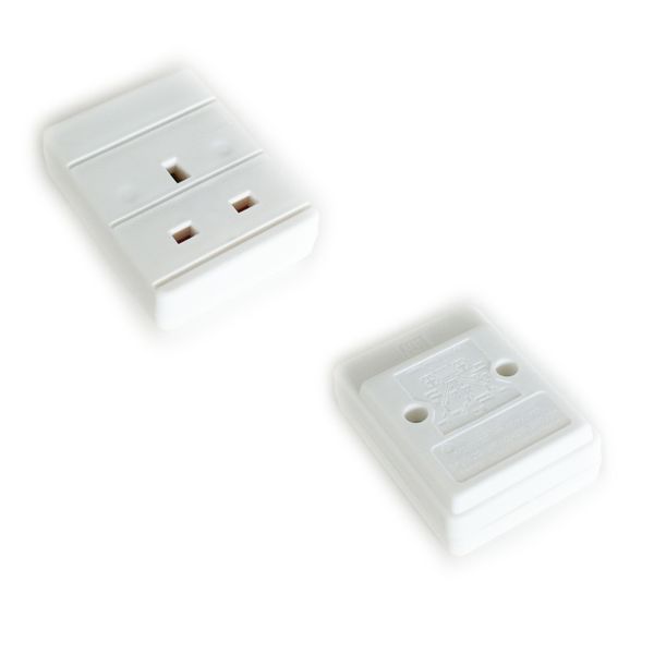 Loops 13A 1 Way/Single Gang Trailing UK Plug Socket - Mains Extension Connector Block