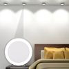 Diffusion Plates 20Pcs Light Diffuser Panel Downlight Diffusion Plate PC Diffusion Sheet Shading Plate for Home Bedroom Office Video Shooting Downlight Diffusion Plates