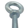 M12 Long Shank Dynamo Eye Bolt Zinc Plated