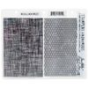 Stampers Anonymous_AGW "Mesh and Linen" Cling Mounted Stamp, Grey,extra_Large