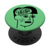 Brain Health Minimalistic Words Artistic Design PopSockets Swappable PopGrip