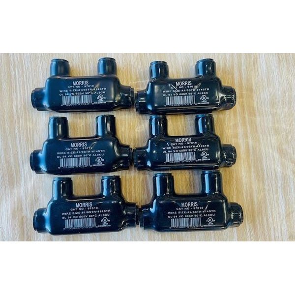 Morris Products Black Insulated #97019 WIRE RANGE: 1/0STR-14STR