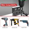 6Pcs Stud Extractor Drill Bit Set, Broken Screw Remover, Stripped Screw Extractor, Damaged Bolt Extractor, Fastener Removal Bit with Storage Box, Screw Extraction Tool for Thread Broken Stud
