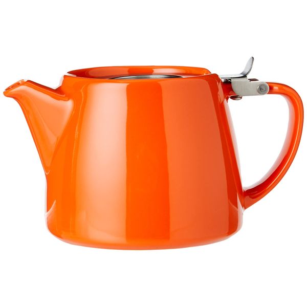 Forlife Stump Teapot 530 mL, 18 Oz., Carrot