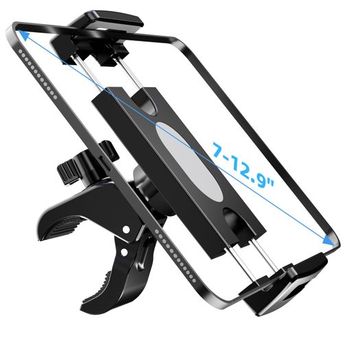 EFEALL Tablet Holder, Adjustable iPad Holder for Indoor Spin Bike/Treadmill/Exercise Bike/Stroller/Mic Stand, Stable Tablet Holder for iPad/Galaxy Tab and All 7-12.9'' Screen Devices