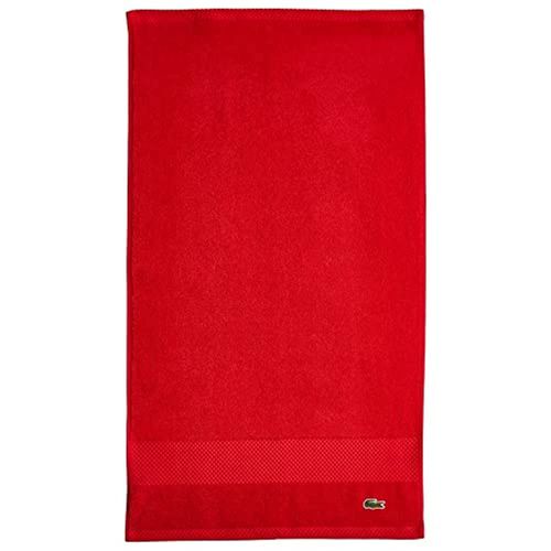 Lacoste Heritage Supima Cotton Hand Towel, Formula One, 16" x 30"