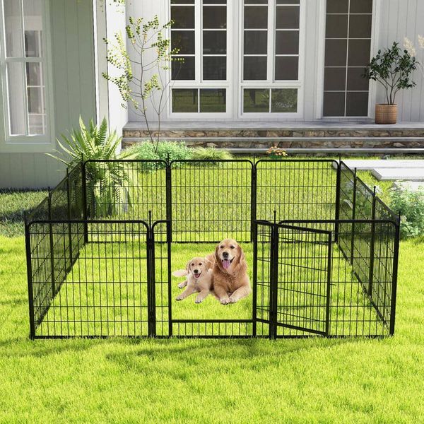 Unbranded Dog Kennels 32" Pet Playpen, Playground, Camping Heavy-Duty for Small