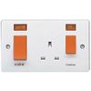 45A Cooker CON/SKT | SWITCHES/Socket OUTLETS Switch RANGES Electrical, 1 X Qty - 4521/31