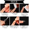 JANLOFO Nail Tips, Clear, False Nails, 500 Pieces, Long Nail Supplies, Nail Tips, Long, Transparent, Nail Art, Practice, Square