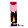 Pepper Spray for Women's Self-Defense: 2-Pack BURN 1/2oz Pink Security Keychain