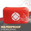 Compact Red First Aid Kit Lightweight Essentials for Hiking Travel Camping
