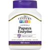 21st Century Papaya Enzyme Chewable Tablets 100 Count Tropical Digestive Support