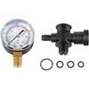 For Hayward Filter Gauge Adapter Assembly & Pressure Gauge Kit Replace DEX2400S
