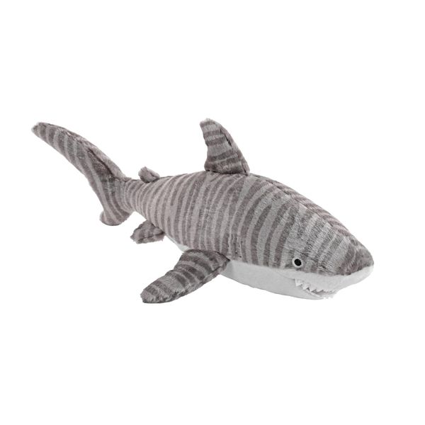 Wild Republic Cuddlekins Eco Tiger Shark, Stuffed Animal, 12 Inches, Plush Toy, Fill is Spun Recycled Water Bottles, Eco Friendly