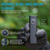 TrustFire X3-SE EDC Rechargeable Flashlight Magnet Torch UV Light , Red Laser US