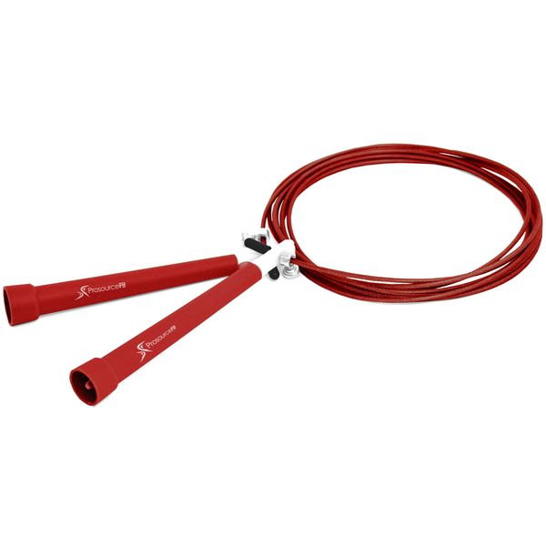 ProsourceFit Fit Speed Jump Rope 10’ Adjustable Length, Super Fast Turning for Cardio, Boxing