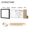 upsimples Diploma Frame with Clear Plexiglass, 11x14 Picture Frame for Certificate Document Degree, Black, 1 Pack