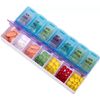 2 Pack Pill Box Extra Large AM/PM Twice a Day Organizer Case Medicine Weekly