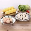 This sturdy steaming rack is not easy to deform and can be used for a long time (Silver, Medium)