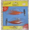 Thundermist Teaser-T Teaser Rigs 2/0 x 1/0 Orange & Red
