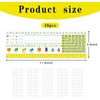 48 Pcs Traditional Manuscript Nameplates -Self Adhesive Multiplication Reference