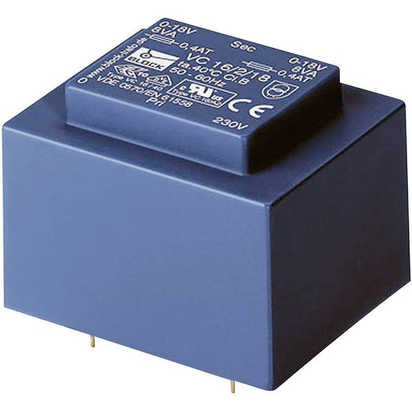 Block VC 10/1/9 Leiterplattentransformator 1x230V 1x9V/AC 10VA 1.11A