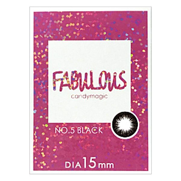 FABUROUS ファビュラス NO.5 ブラック ワンマンス (-4.75)