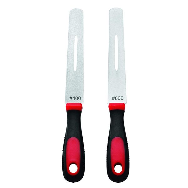 Kakusee ABN-03 Knife Sharpener, Diamond Sharpener, Soft, Sharpening Resurrection, Approx. 7.4 inches (18.8 cm), Stainless Steel