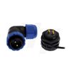 HangTon SD20 2 Pin Right Angle Male Plug Socket Waterproof Quick Disconnect 25AMP Connector