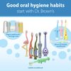 Dr. Brown’s Fluoride-Free Baby Toothpaste, Safe to Swallow, Strawberry, 1-Pack, 1.4oz/40g, 0-3 years