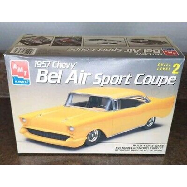 AMT 1957 CHEVY BEL AIR SPORT COUPE Model Kit NEW! Open Box