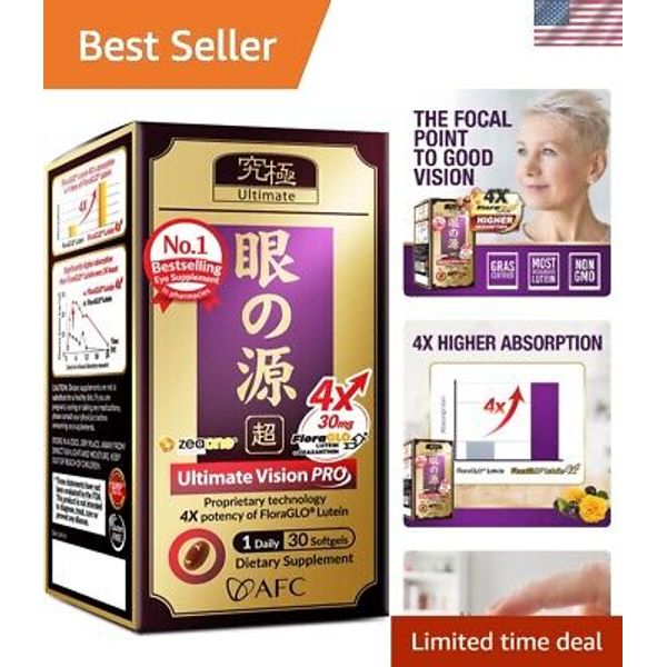 Protect Your Eyes with Japan's Ultimate Vision PRO - 30 Count Softgel Supplement
