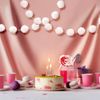 Adult 2 Pack White Fluffy Garland Decorations