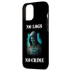 iPhone 15 Plus No Logs No Crime Creative Coding Design Hacker Smartphone Case