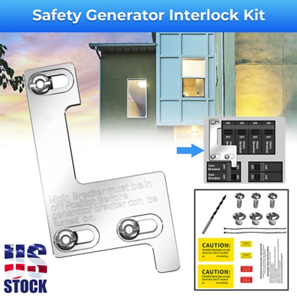 Generator Interlock Kit For Siemens Murray ITE 150 200 Amp Main Breaker Panel US