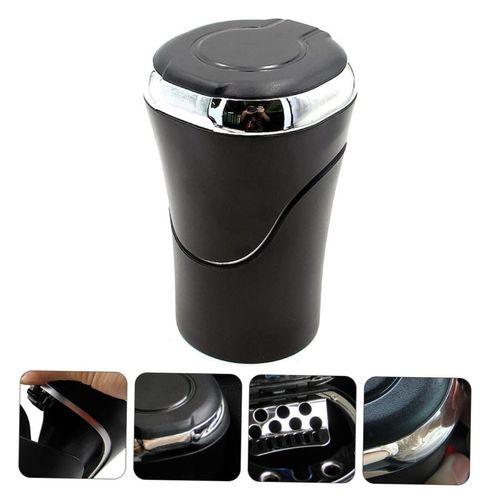 PACKOVE Car Ash Holder with Led Light Detachable Auto Ashtray for Easy Cleanup Convenient Design with Lid for Cars Outdoors and Parties