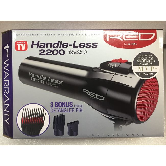 RED BY KISS HANDLE LESS DRYER HAIR BLOW DRYER BD09