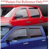 Smoked Tape-On Side Window Visor Rain Guards Shield Shades Compatible with 2007-2017 Compass