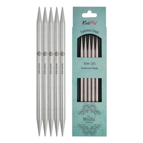 KnitPro The Mindful Collection Double Pointed Needles 8" (20cm) | Size 9mm